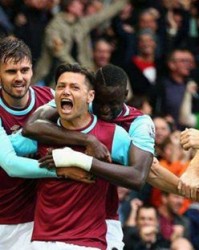  西汉姆联补时绝平布莱顿,保级形势愈发胶着